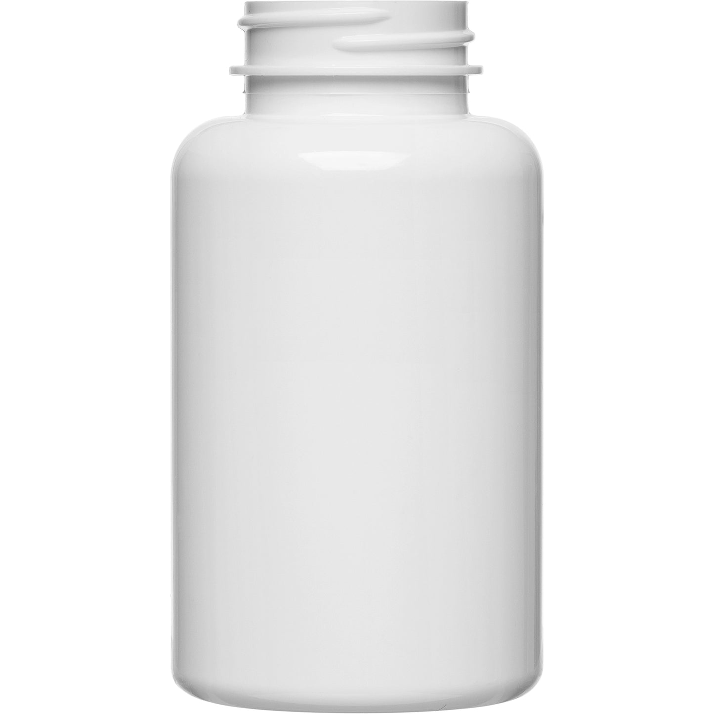 200 CC, White Medicine Bottle (210 pcs/case), 38 mm Neck size