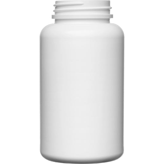 250 CC, White Medicine Bottle (210 pcs/case), 45 mm Neck Size