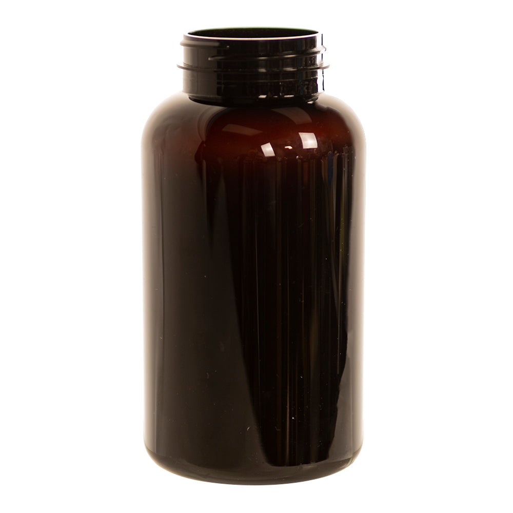 200 cc Dark Amber Medicine Bottle