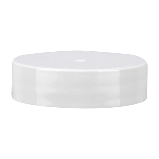 38 MM, White Smooth Cap With Induction Sealing Wad