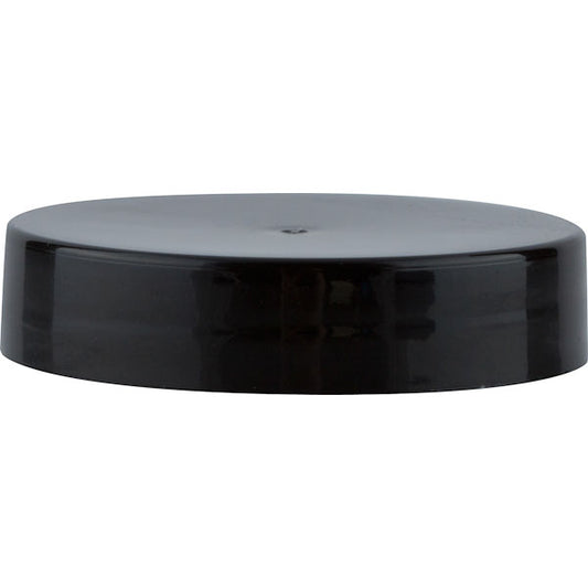 45 MM, Black Smooth Cap With Induction Sealing Wad